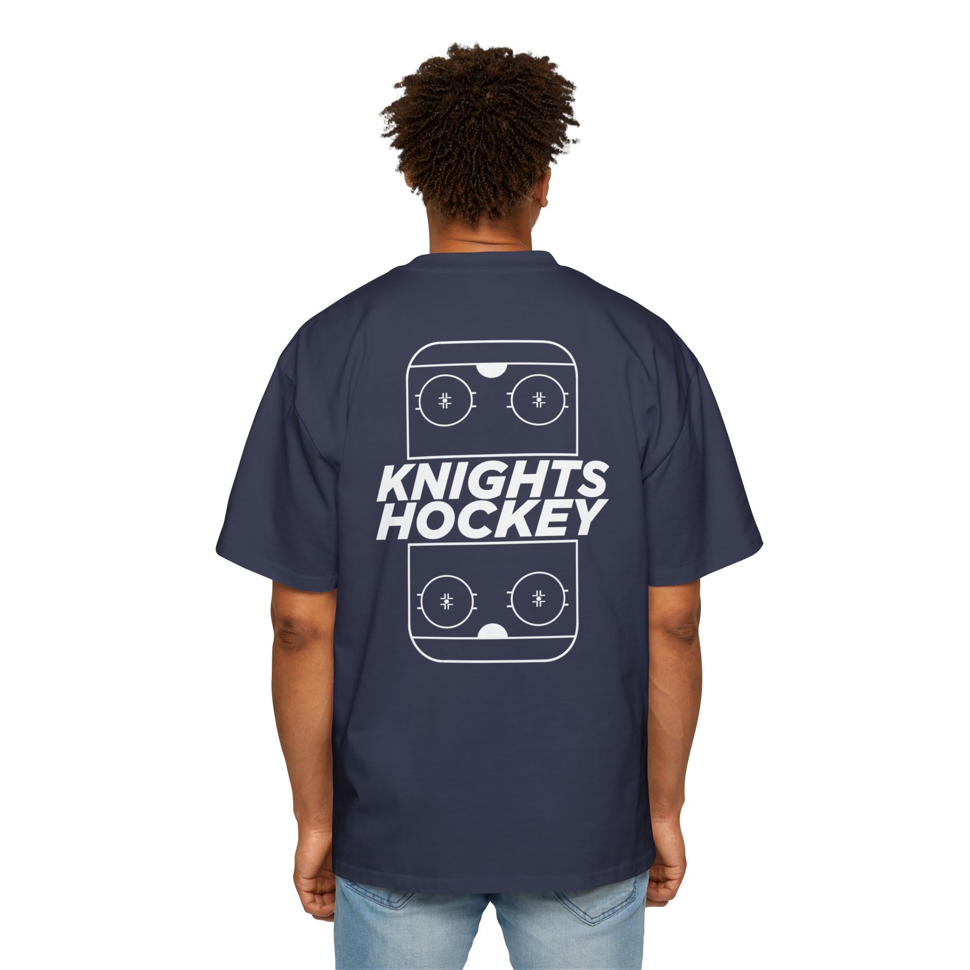 Rink Diagram Heavy Oversized Tee