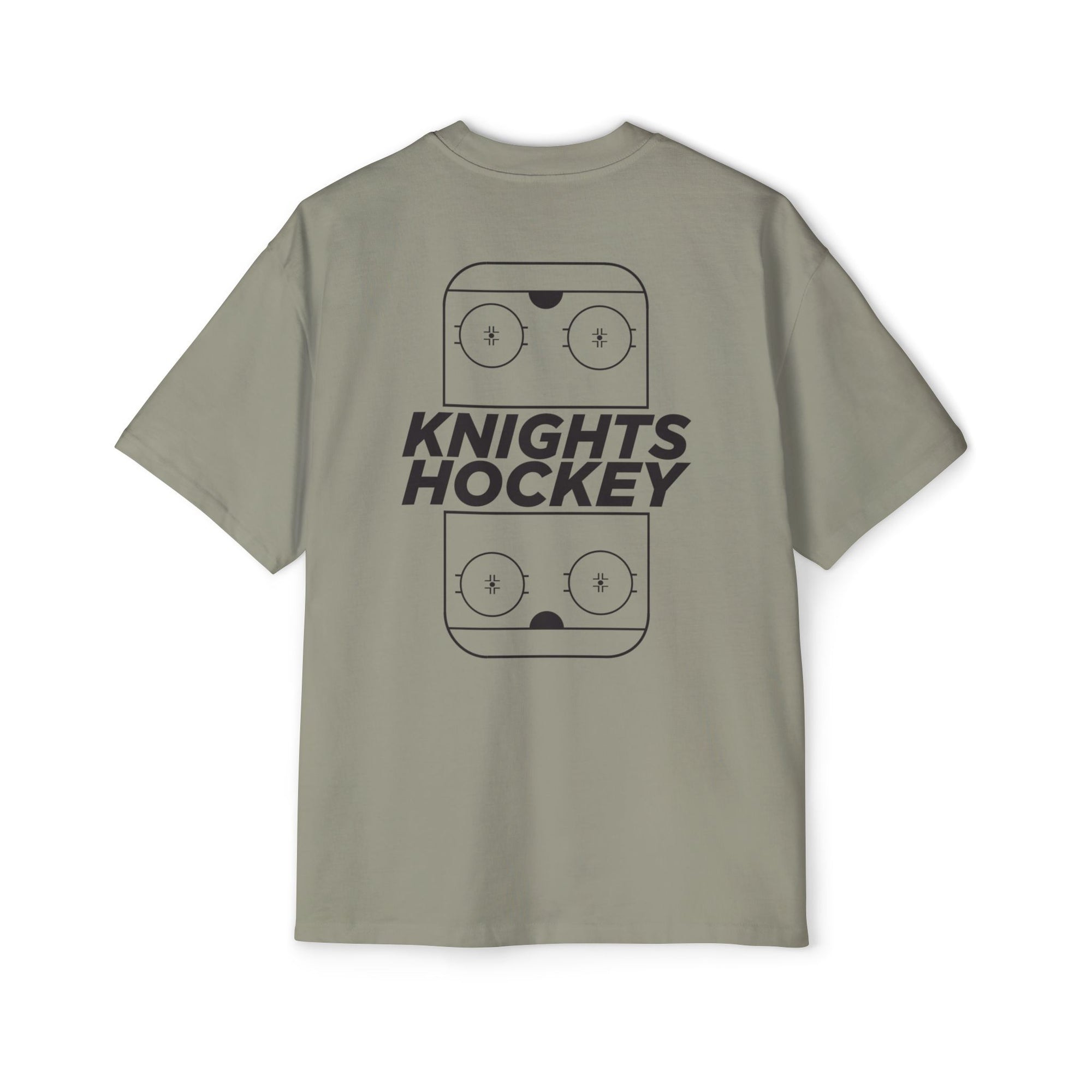 Rink Diagram Heavy Oversized Tee