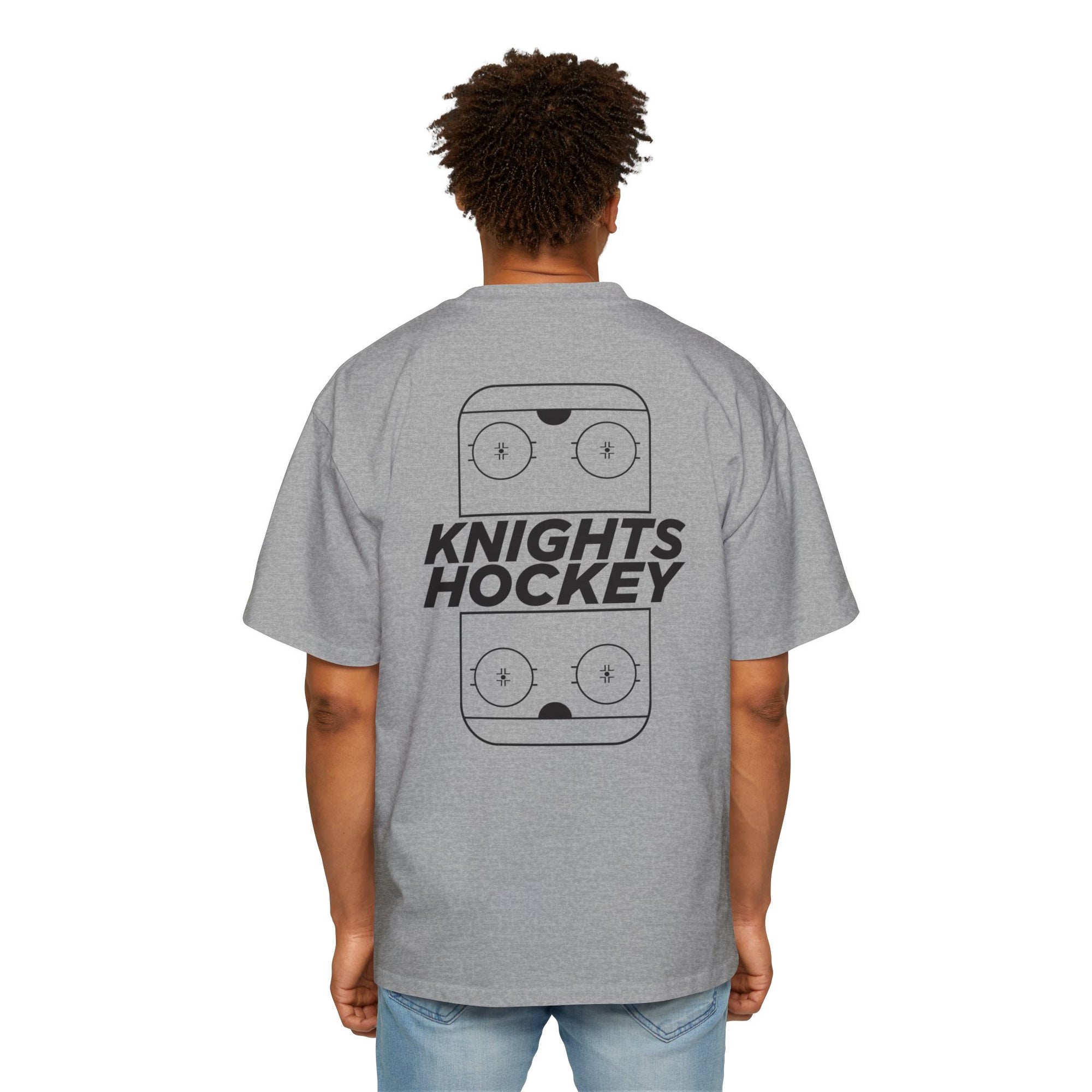 Rink Diagram Heavy Oversized Tee