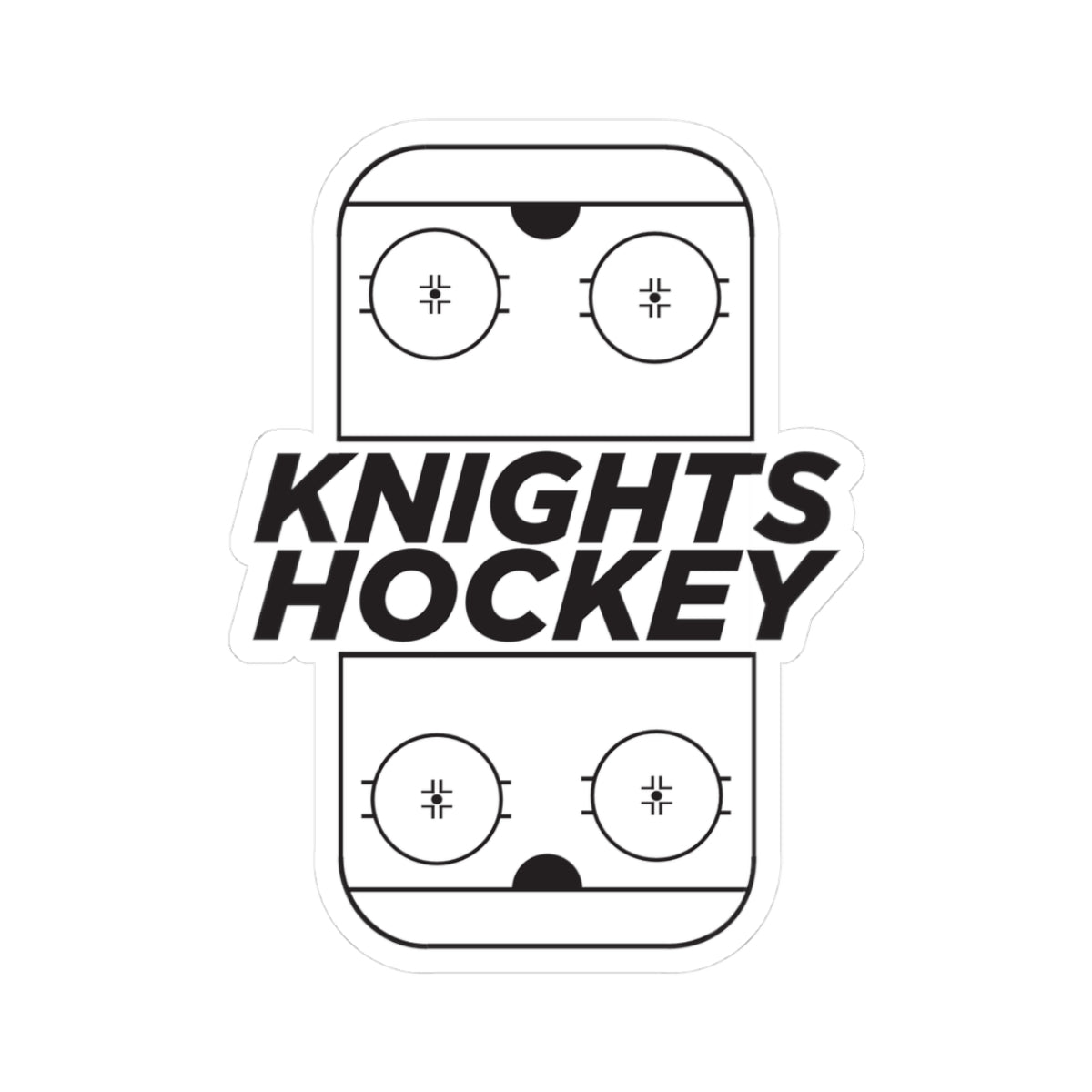 Rink Diagram Sticker