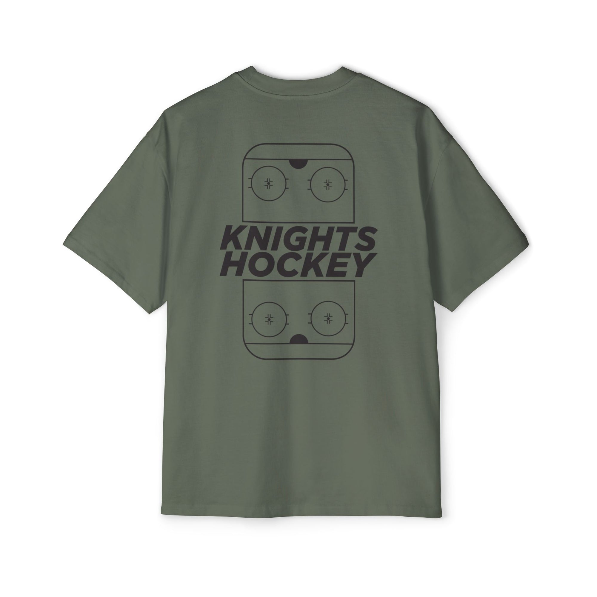 Rink Diagram Heavy Oversized Tee