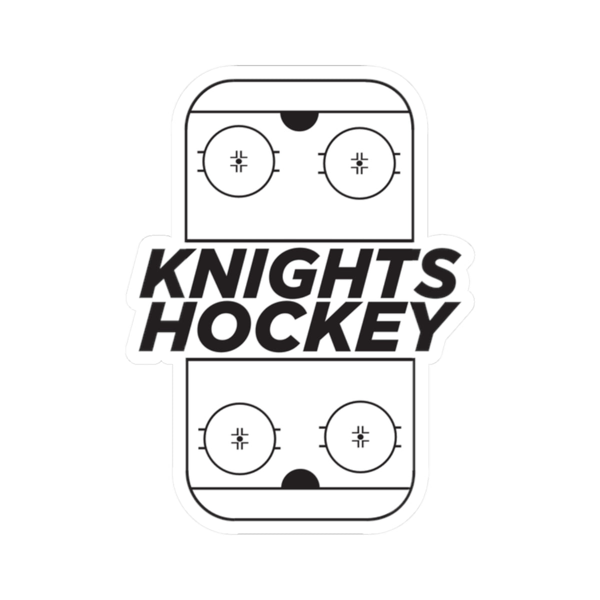Rink Diagram Sticker