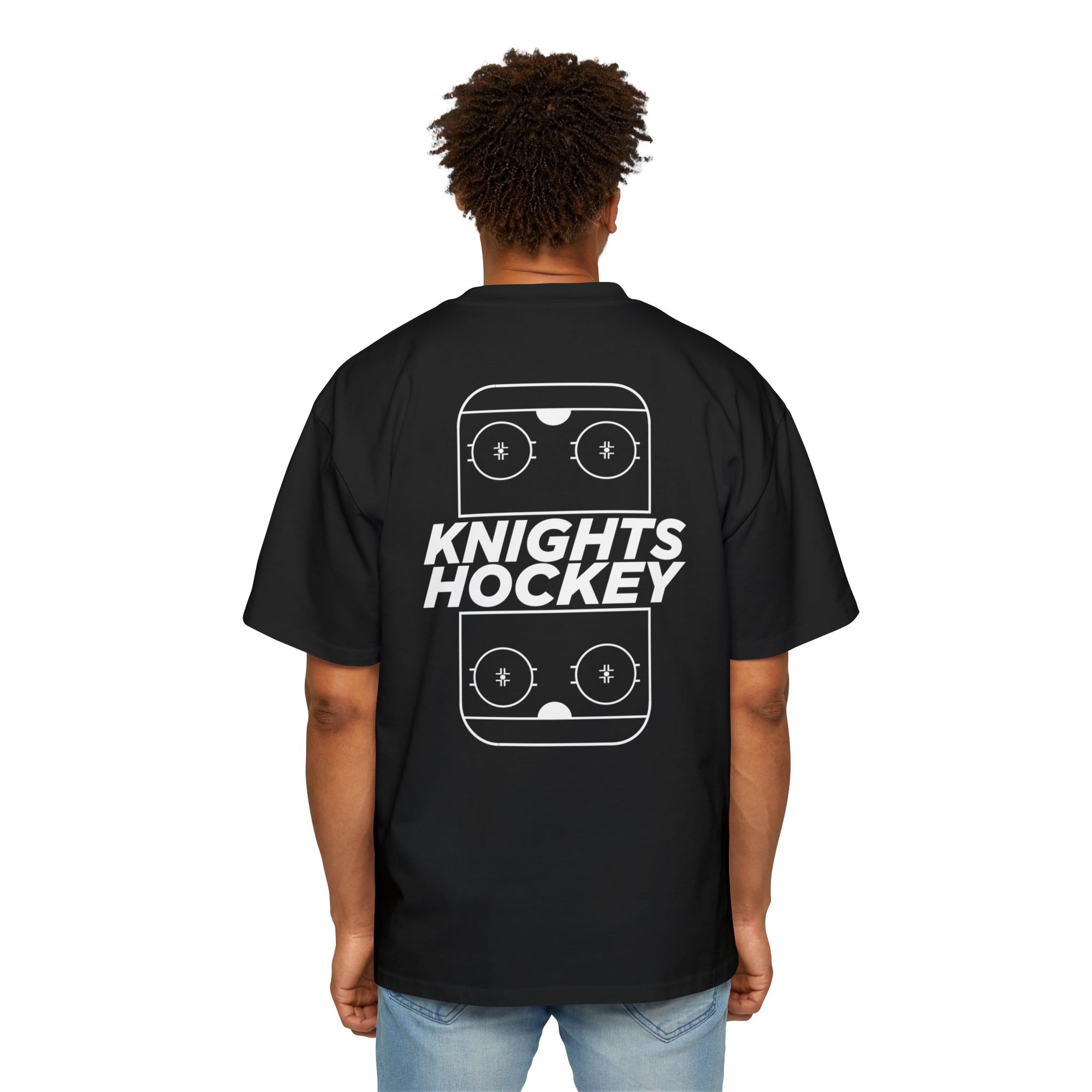 Rink Diagram Heavy Oversized Tee