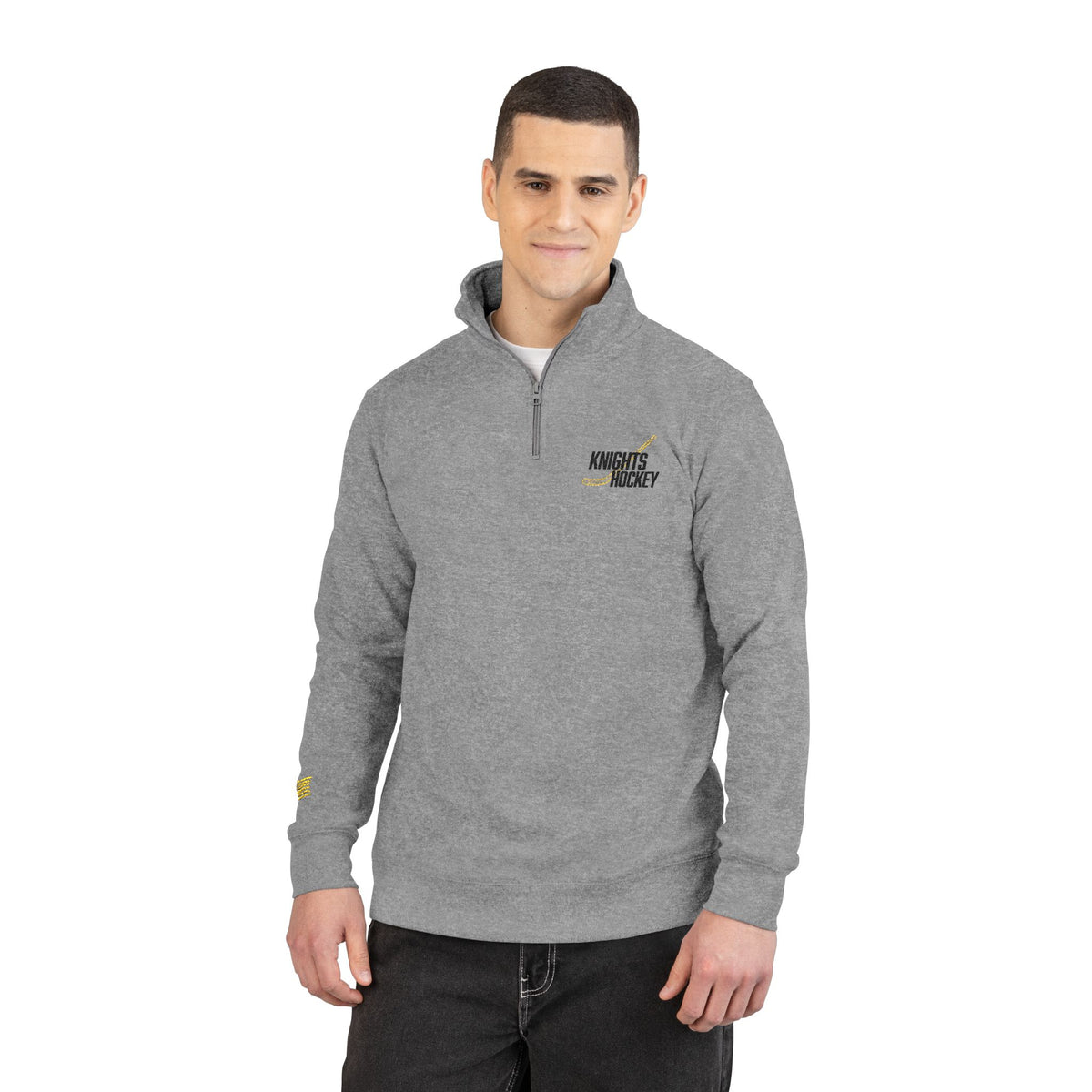 Embroidered Fleece Pullover