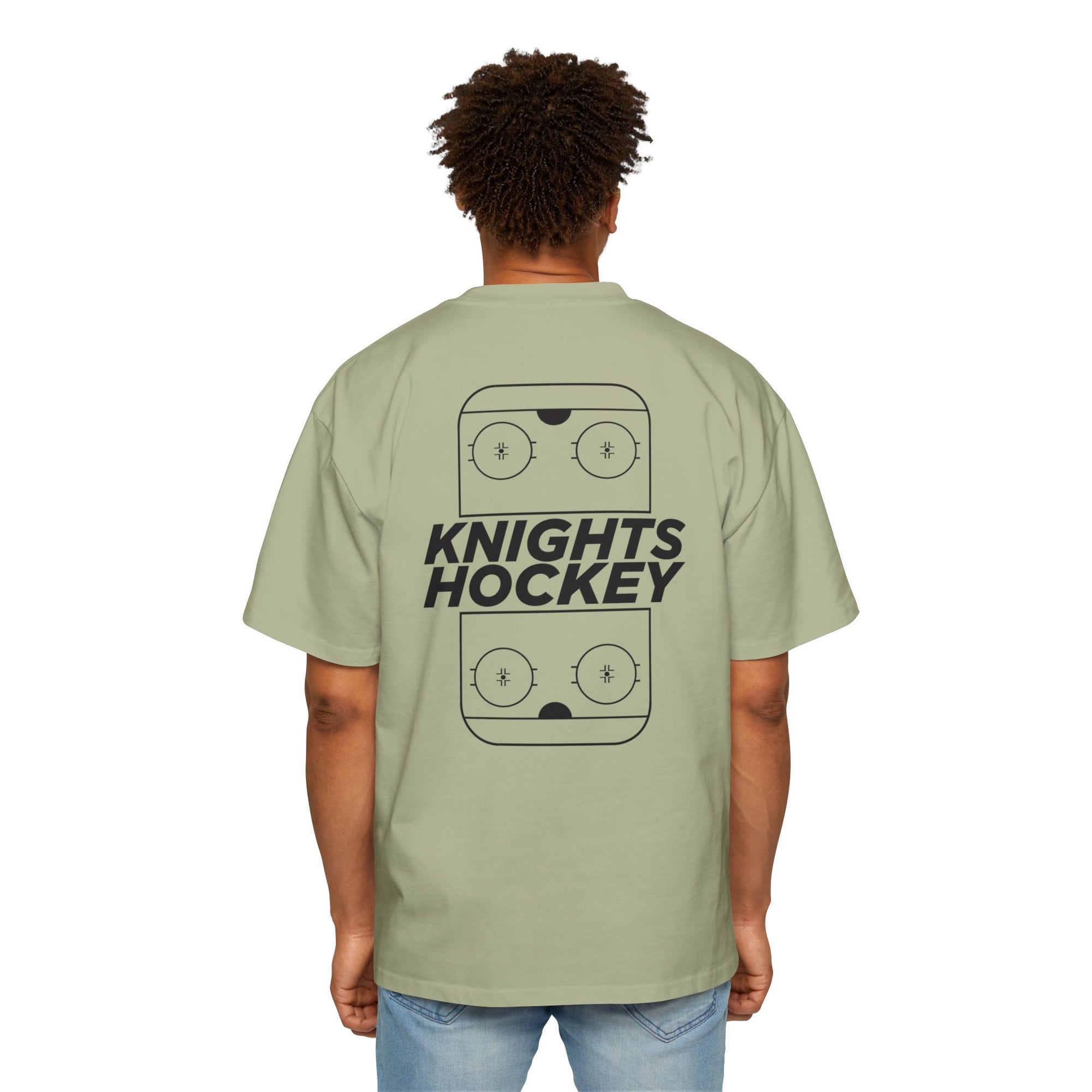 Rink Diagram Heavy Oversized Tee