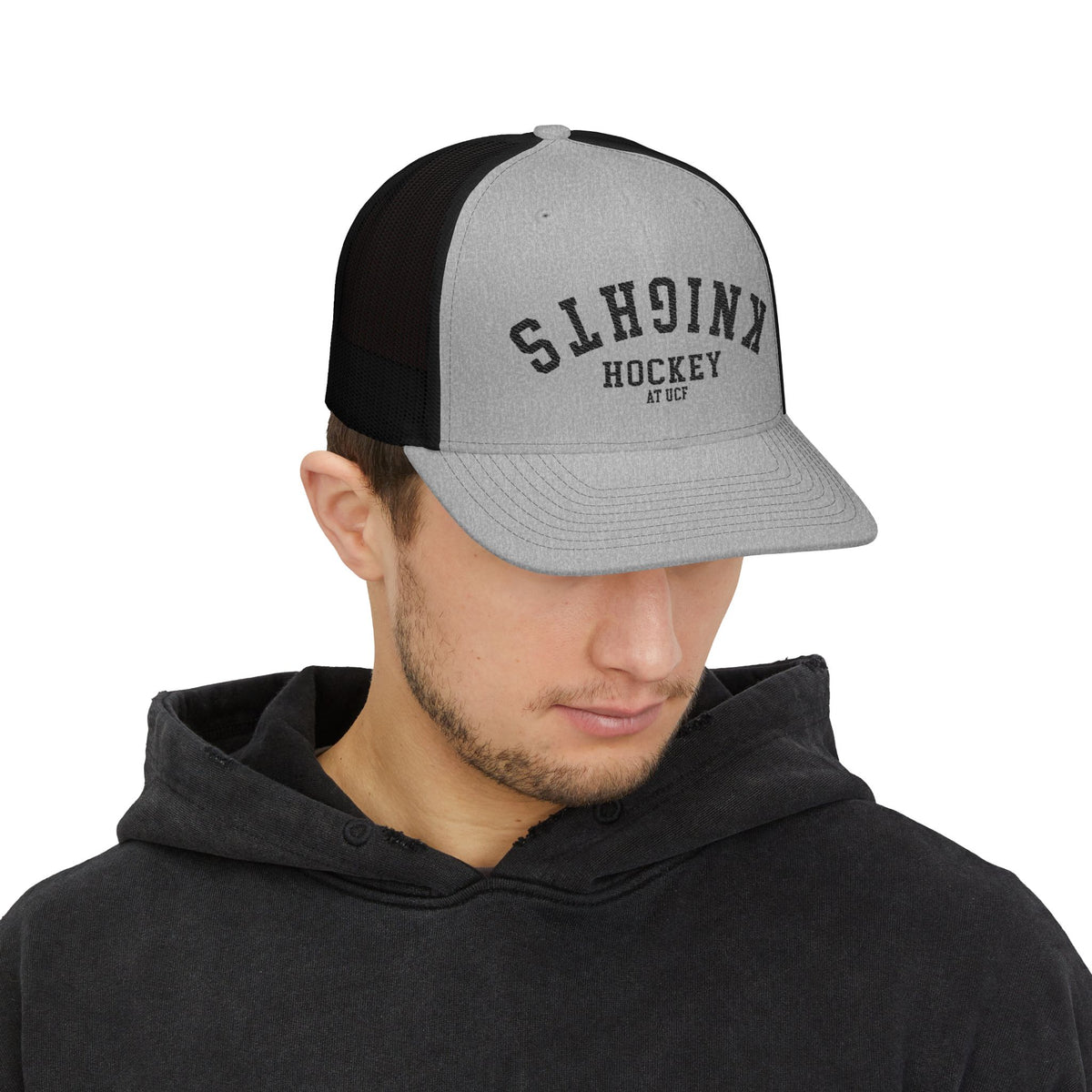 Upside Down Snapback Trucker Cap