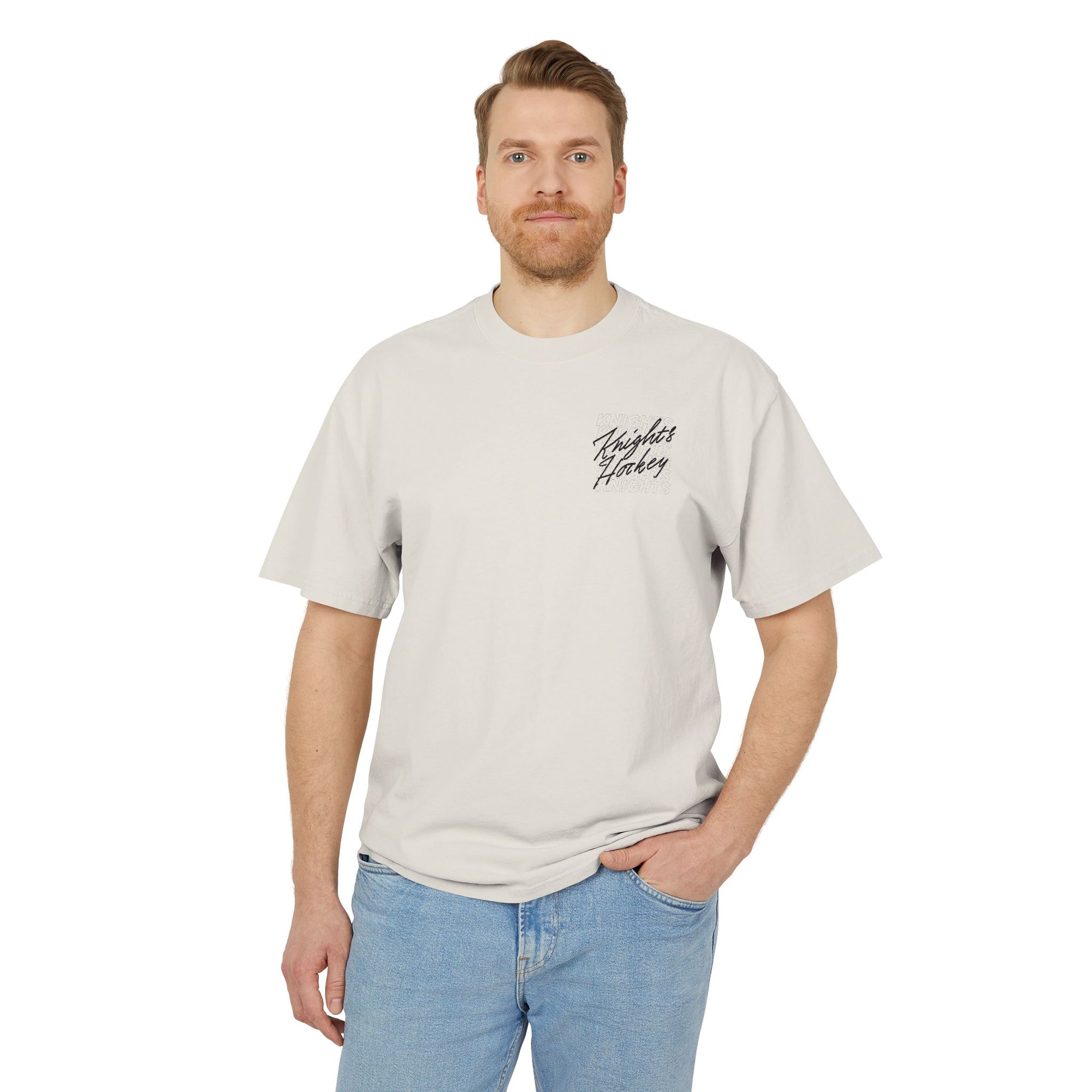 Repeated Text Heavyweight Shirt