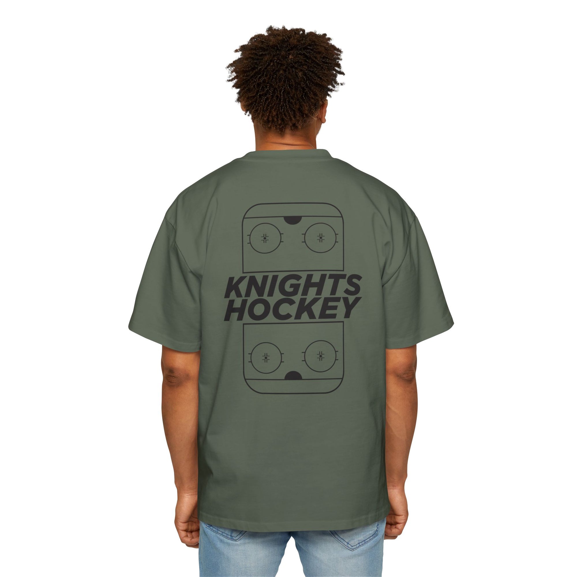 Rink Diagram Heavy Oversized Tee