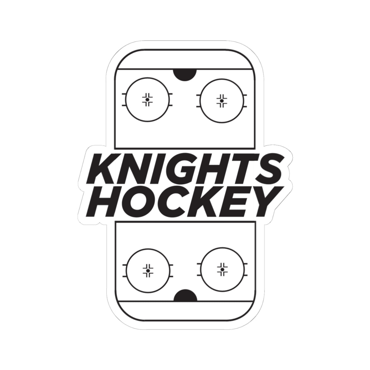 Rink Diagram Sticker