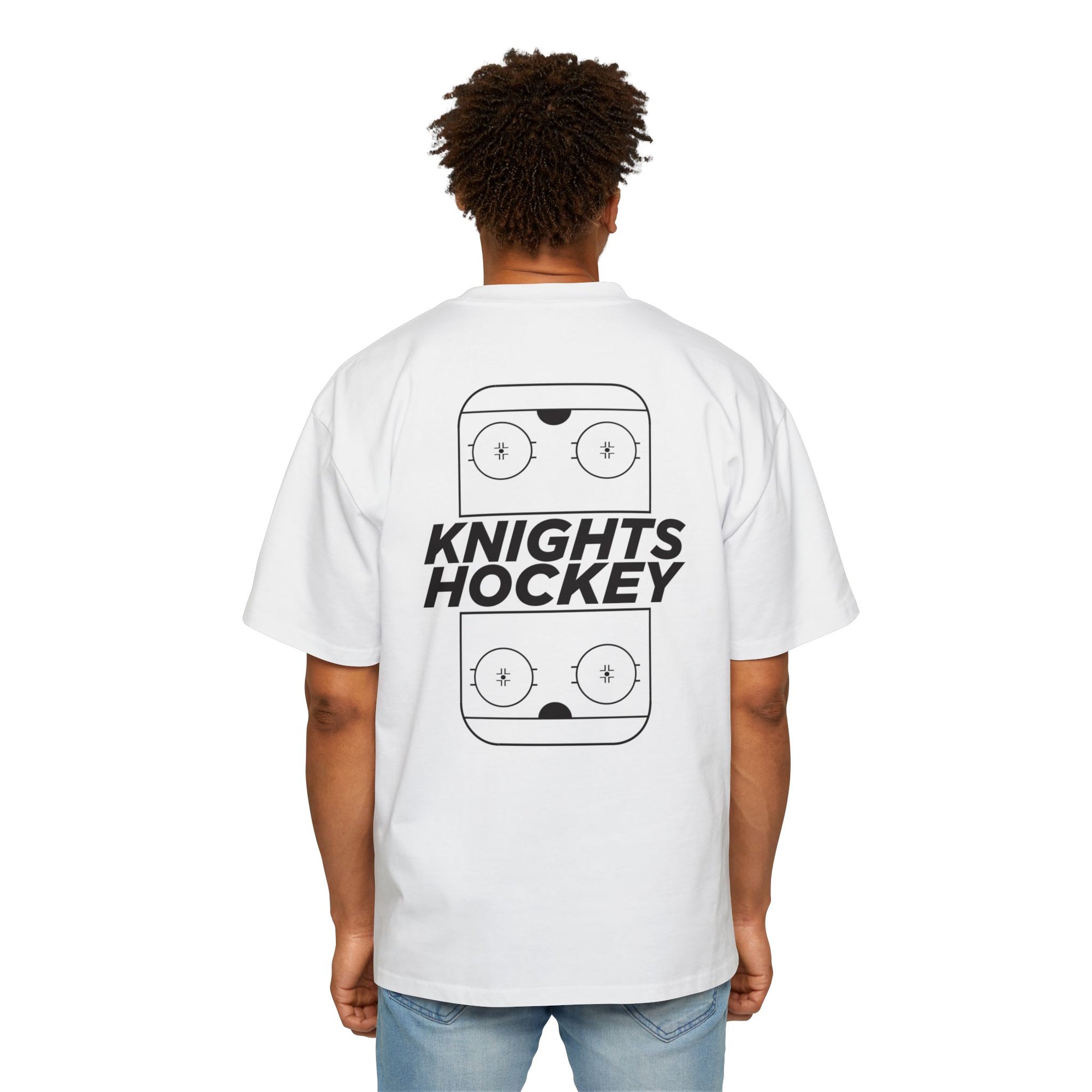 Rink Diagram Heavy Oversized Tee