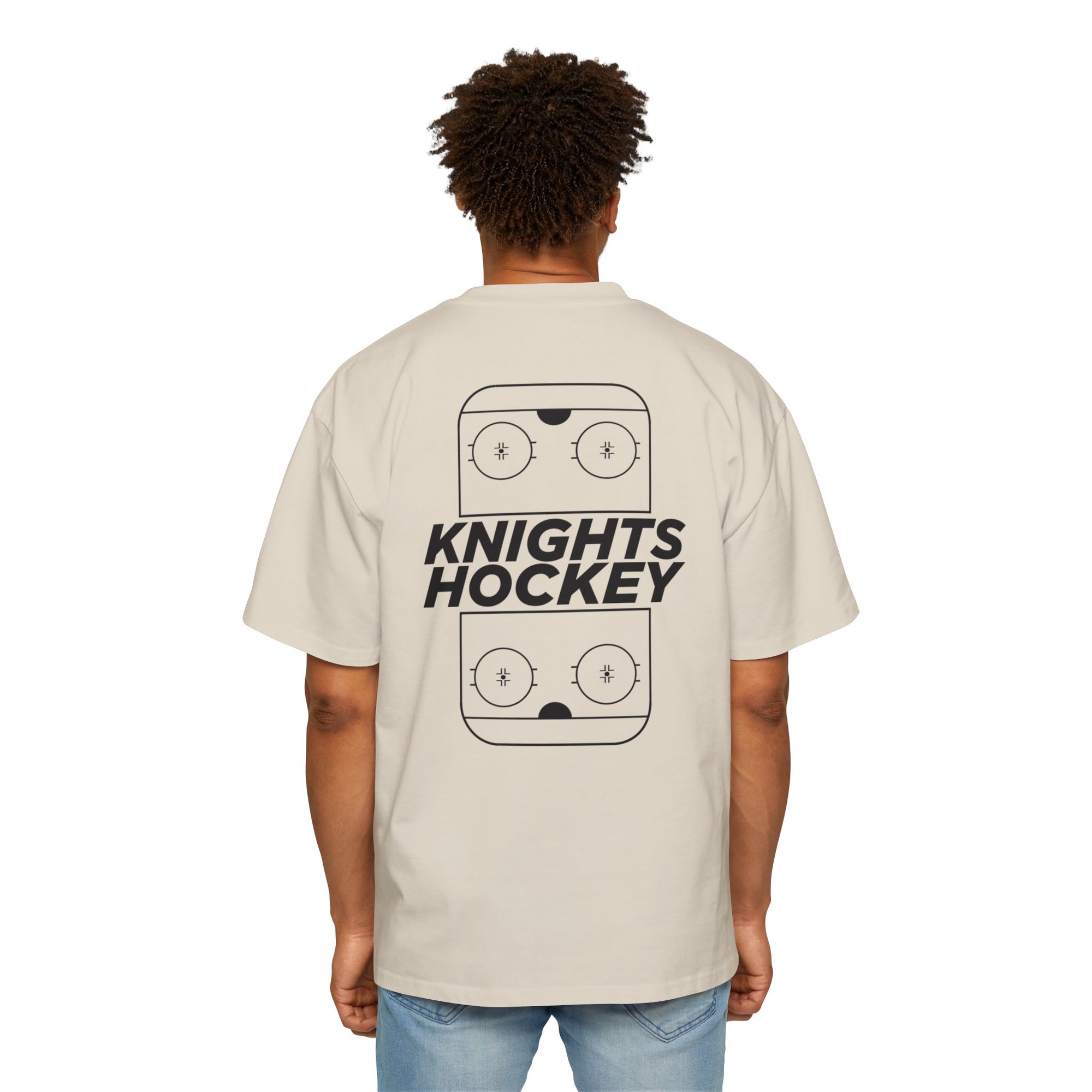 Rink Diagram Heavy Oversized Tee